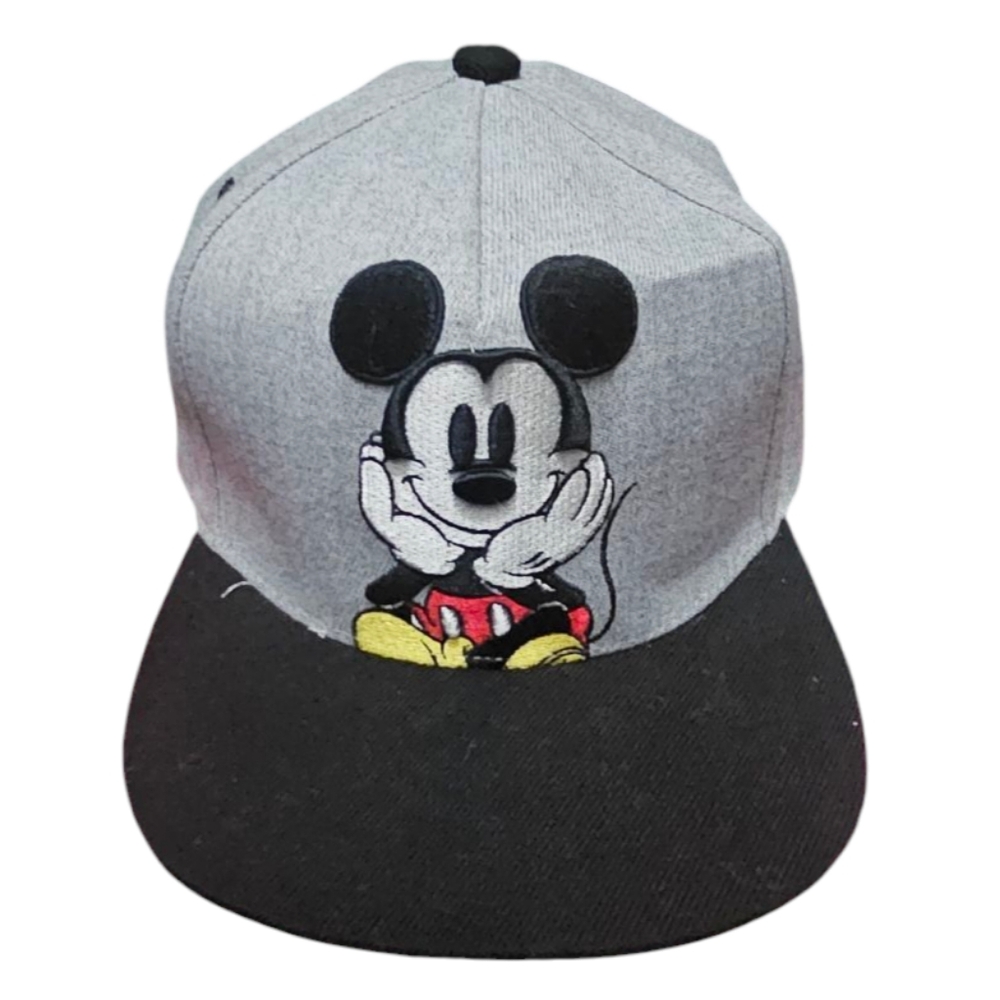 Disney Mickey Mouse Kids Cap - Gray and Black BASEBALL CAP Trucker HAT